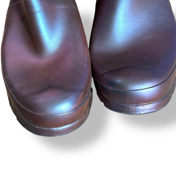 Hunter Original Tall Gloss Rain Boots Purple Iridescent Waterproof Women’s 5 - Picture 6 of 14
